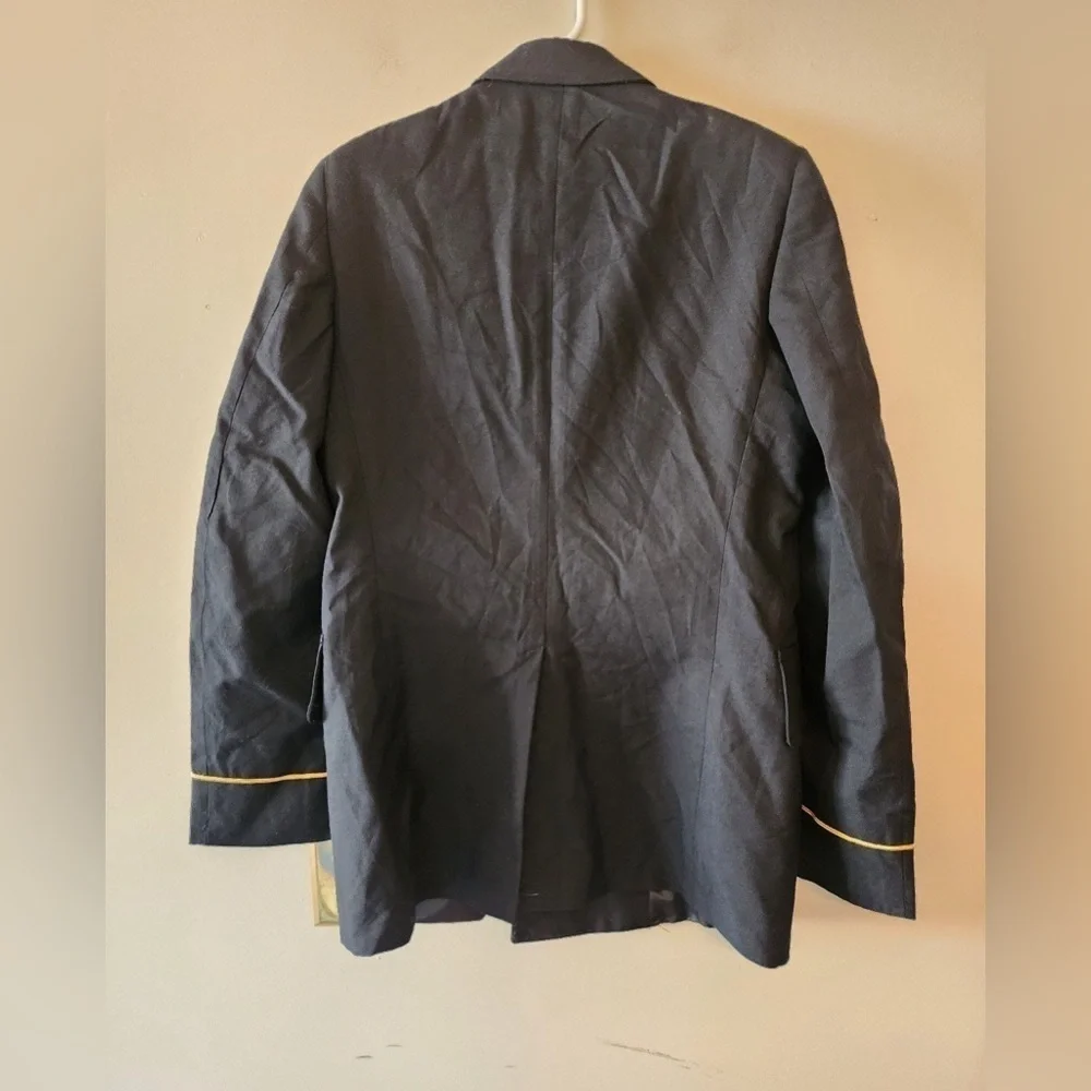 Army Service Uniform ASU Dress Blue Enlisted Coat Jacket 35rc - Picture 3 of 6